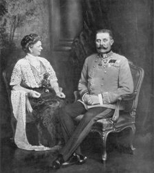 Archduke Franz Ferdinand of Austria and the Sophie, Duchess of Hohenberg, 1914, (1926). Artist: Unknown