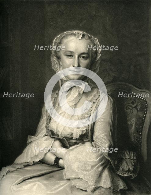 'Portrait of Mademoiselle Sallé', c1750s, 1908.  Creator: J Chauvet.