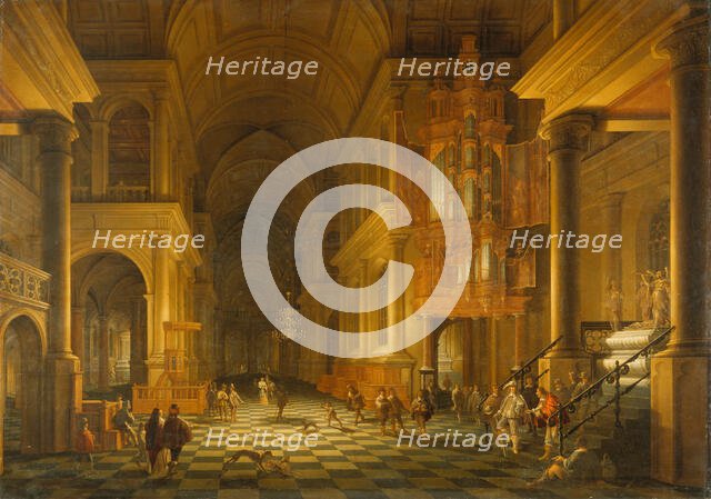 Interior of a Church Built in the Late-Renaissance Style, 1646. Creators: Anthonie De Lorme, Anthonie Palamedesz.