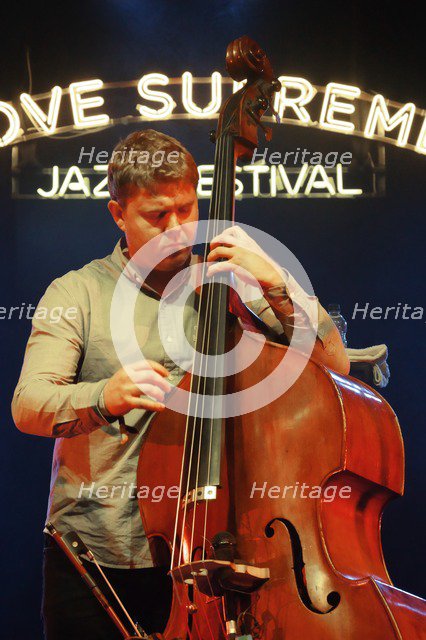 Nick Blacka, Love Supreme Jazz Festival, Glynde Place, East Sussex, 2015. Artist: Brian O'Connor.