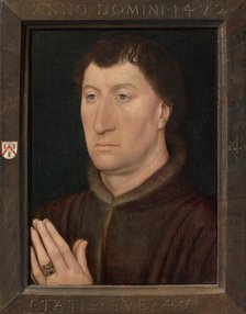 The Canon Gilles Joye, 1472. Creator: Hans Memling.