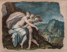 Cupid and Psyche, 1566. Creator: Zanguidi (Bertoia), Jacopo (1544-1574).