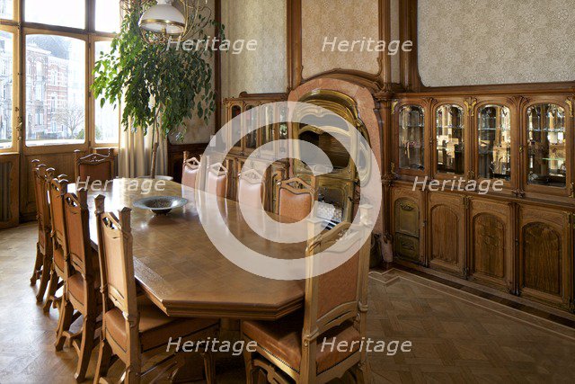 Interior-Hotel van Eetvelds, Av. Palmeston, Brussels, Belgium, (1895), c2014-2017. Artist: Alan John Ainsworth.