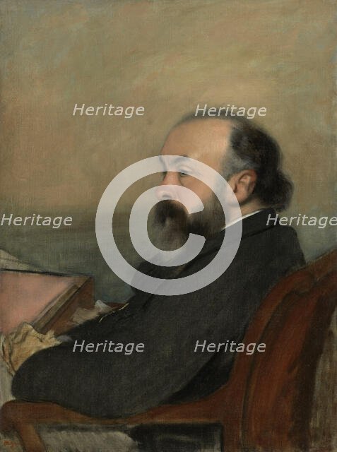 Portrait Of A Man, 1887. Creator: Edgar Degas.