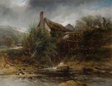 A Watermill Near Totnes, Devon, 1834. Creator: Frederick W Watts.