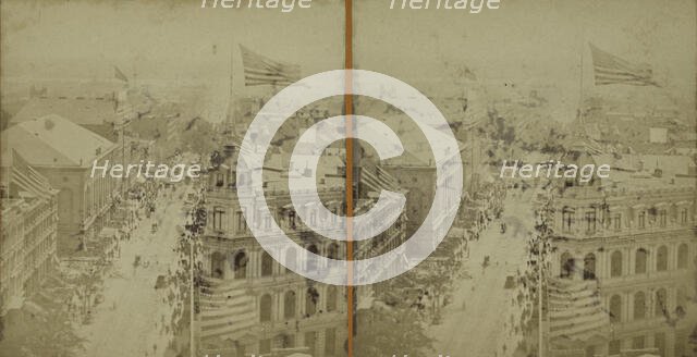 Looking east through 14th Street,  c1875. Creator: Unknown.