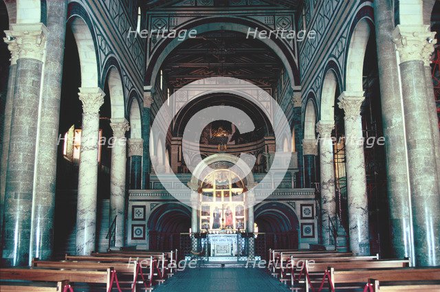 Interior of the Basilica of San Miniato al Monte, Florence, Italy