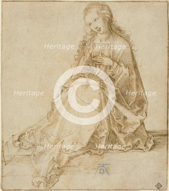 The Virgin Annunciate, 1495/1499. Creator: Albrecht Durer.