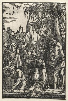 The Fall and Redemption of Man: Christ Nailed to the Cross, c. 1515. Creator: Albrecht Altdorfer (German, c. 1480-1538).