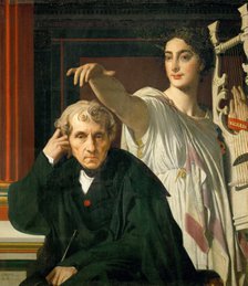 Luigi Cherubini and the Muse of Lyric Poetry, 1842.