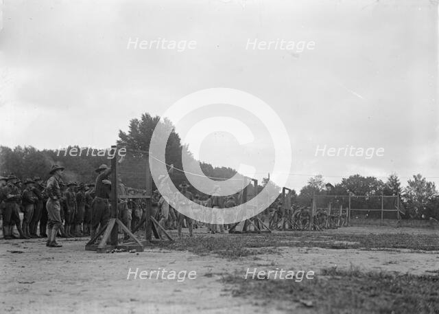 Camp, 1917 or 1918. Creator: Harris & Ewing.