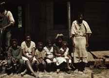 Bayou Bourbeau plantation, a FSA cooperative, Natchitoches, La. , 1940. Creator: Marion Post Wolcott.