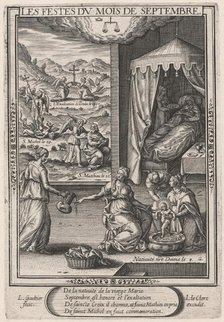 Les Festes du mois de Septembre (September: Birth of the Virgin), 1603. Creator: Leonard Gaultier.