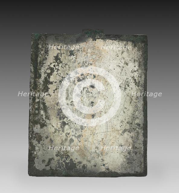 Mirror with the Image of Avalokitesvara, 1900s. Creator: Unknown.