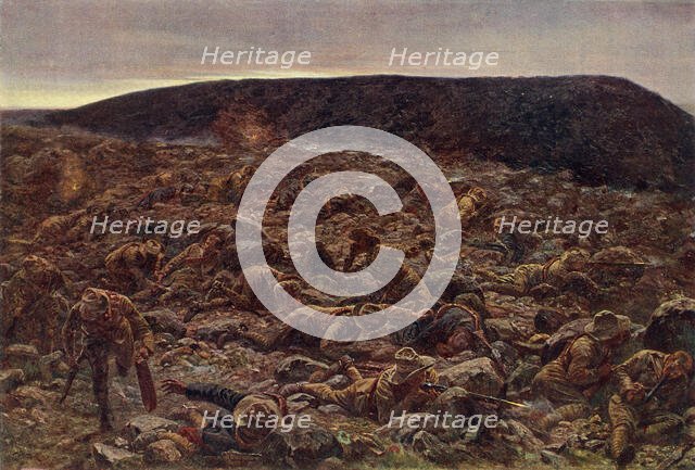 'The Imperial Light Horse at Waggon Hill, January 6, 1900', c1900. Creator: Andre & Sleigh.