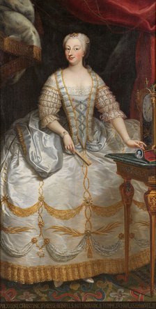 Polyxena of Hesse-Rotenburg (1706-1735), Queen of Sardinia. Artist: Anonymous 