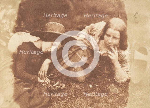 The Misses McCandlish, 1843-47. Creators: David Octavius Hill, Robert Adamson, Hill & Adamson.