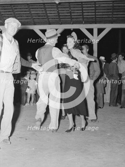 Halloween party at Shafter migrant camp, California, 1938. Creator: Dorothea Lange.