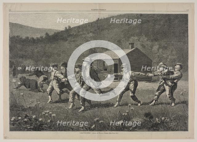 "Snap-the-Whip", 1873. Creator: Winslow Homer (American, 1836-1910).