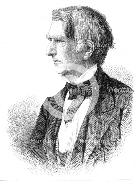 The late Mr. W H. Seward, American statesman, 1872. Creator: Unknown.