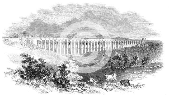 London and Brighton Railway - the Great Ouse Viaduct, 1844. Creator: Unknown.