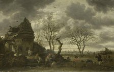 Winter scene, 1660-1702. Creator: Salomon Rombouts.