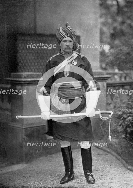 Lieutenant-Colonel GLR Richardson, commander of the 18th Bengal Lancers, 1896.Artist: Gregory & Co