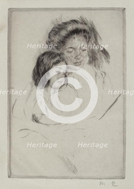 The Picture Book (No. 1), c. 1901. Creator: Mary Cassatt.