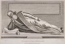 Monument to Sir Edward Bruce in Rolls Chapel, Chancery Lane, London, 1794. Artist: King