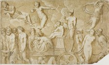 Triumph of Love (after antique bas-relief), n.d. Creator: Pompeo Batoni.