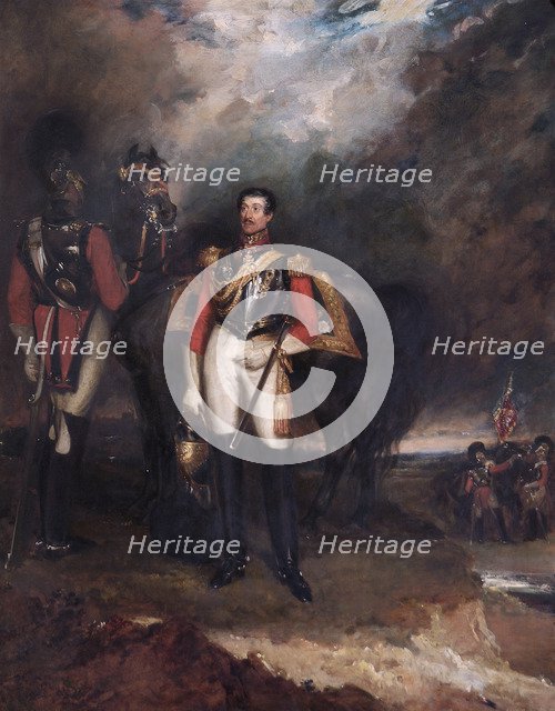 Portrait of Stapleton Cotton, Viscount Combermere, British soldier, 1839.  Artist: John Hayter.