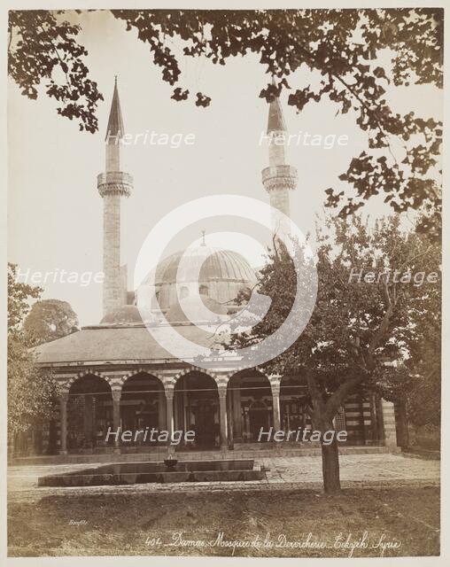 Damas Mosquee De La Dervicherie Cekyeh, Syrie # 404, Printed c.1870. Creator: Felix Bonfils.