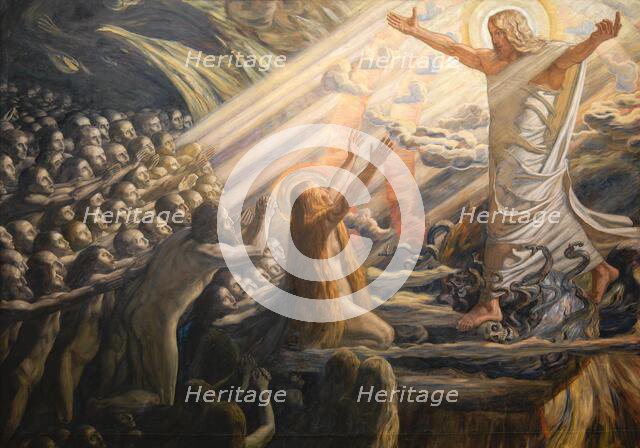 Christ in the Realm of the Dead, 1891-1894. Creator: Joakim Skovgaard.
