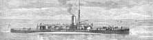H.M.S. Polyphemus, new torpedo ram, 1881. Creator: Unknown.