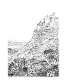Stirling Castle, Stirlingshire, 19th century. Artist: S Leith.