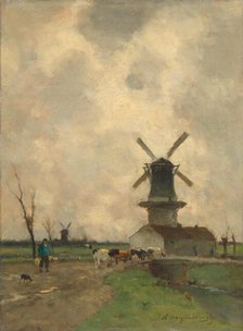 The Mill, 1870-1903. Creator: Jan Hendrik Weissenbruch.