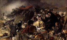 Flood in the Highlands, 1840s - 1860. Creator: Edwin Henry Landseer.