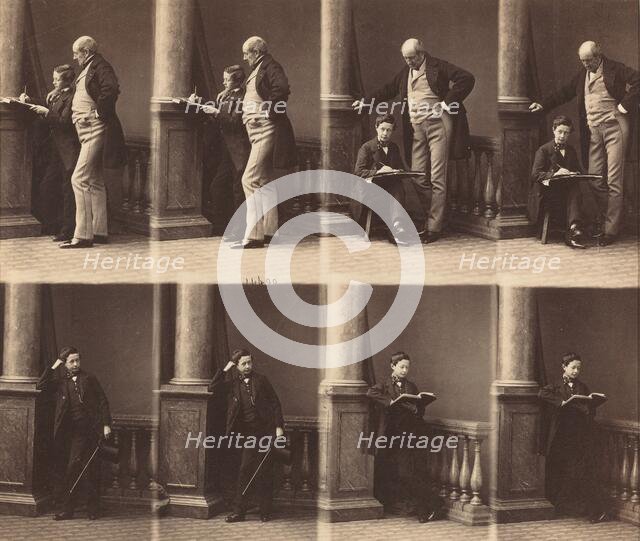 Monsieur Jadin and Son, c. 1860. Creator: André-Adolphe-Eugène Disdéri.