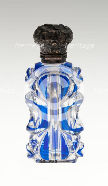Scent Bottle, Bohemia, c. 1840/50. Creator: Bohemia Glass.