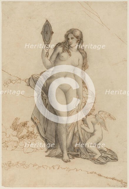 Aphrodite, between late 18th and early 19th century. Creator: Anne-Louis Girodet de Roussy-Trioson.