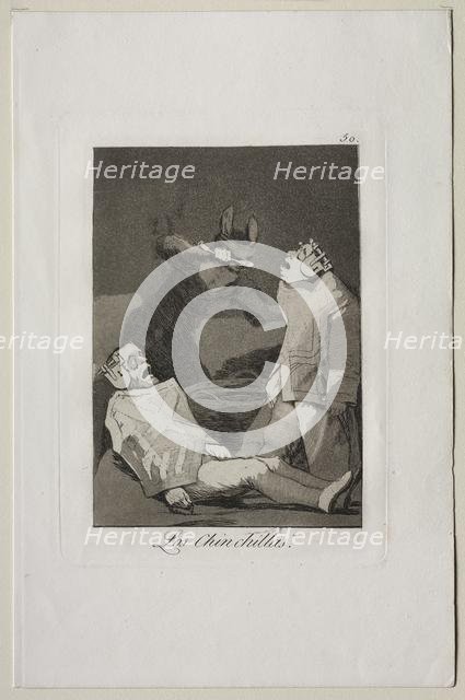 Caprichos: The Chinchillas. Creator: Francisco de Goya (Spanish, 1746-1828).