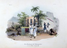 'Porteurs de Palanquins', 1828. Artist: Jean Henri Marlet