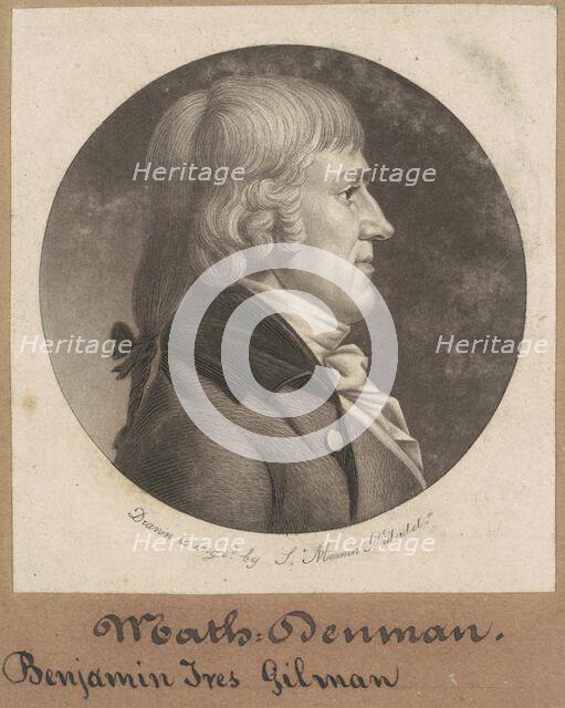 Benjamin Ives Gilman, 1801. Creator: Charles Balthazar Julien Févret de Saint-Mémin.