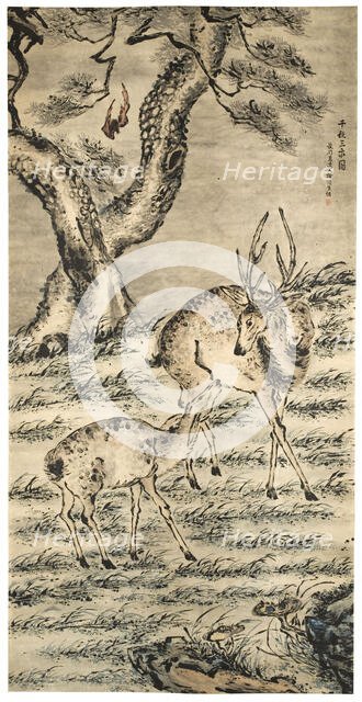 Painting of a thousand Autumns, 206. Creator: Gao Qipei.