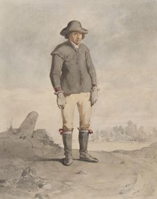 Farmer from Fär district, 1810-1857.  Creator: Otto Wallgren.