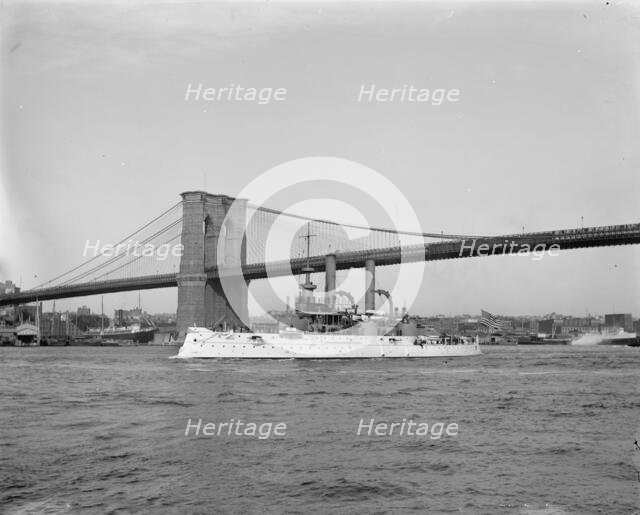 U.S.S. Iowa, between 1897 and 1901. Creator: Unknown.