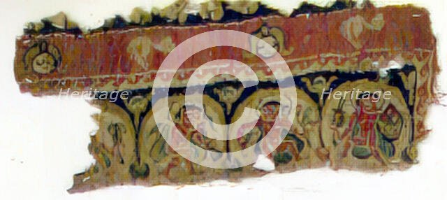 Textile Fragment, Coptic, 5th century. Creator: Unknown.