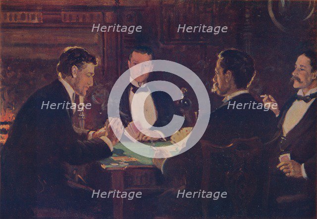 'The Whist Players', c1900, (c1915). Artist: John Maler Collier.