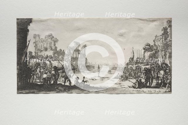 The Martyrdom of St. Sebastian. Creator: Jacques Callot (French, 1592-1635).