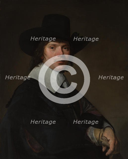 Portrait of a Man, 1645. Creator: Jan Verspronck.